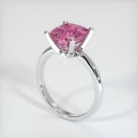 3.00 Ct. Sapphire Ring, 14K White Gold 2